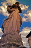 Baroque statue of Immaculata