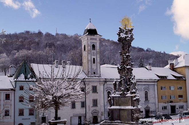 Franciscan Church and Trinity Column, Kremnica